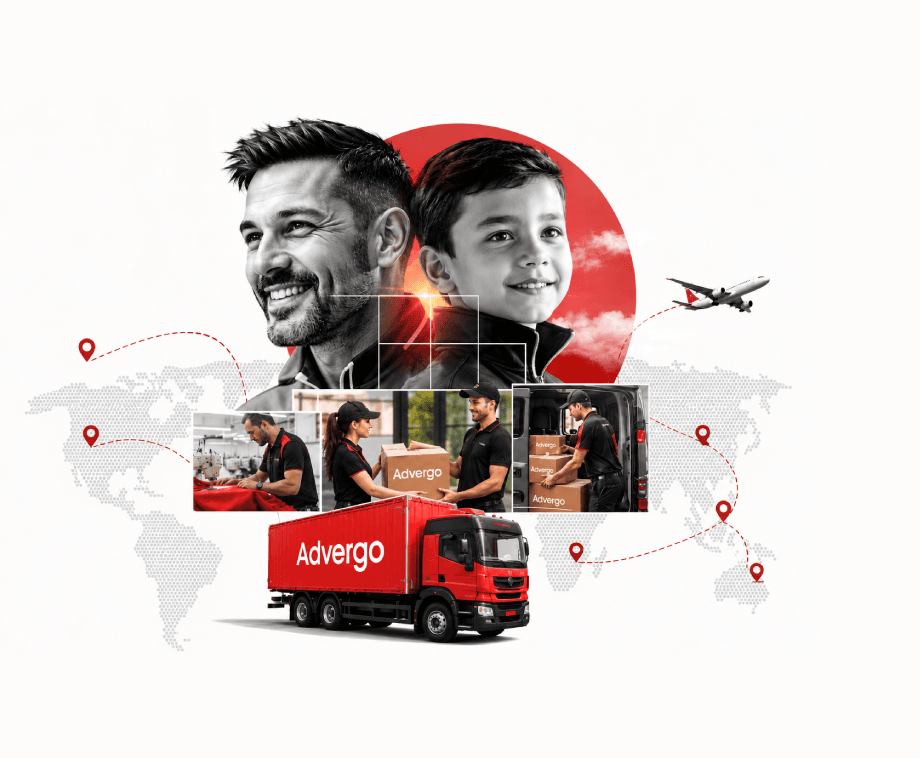 Worldwide delivery — Advergo ships sportswear orders from Bangladesh to destinations across the globe